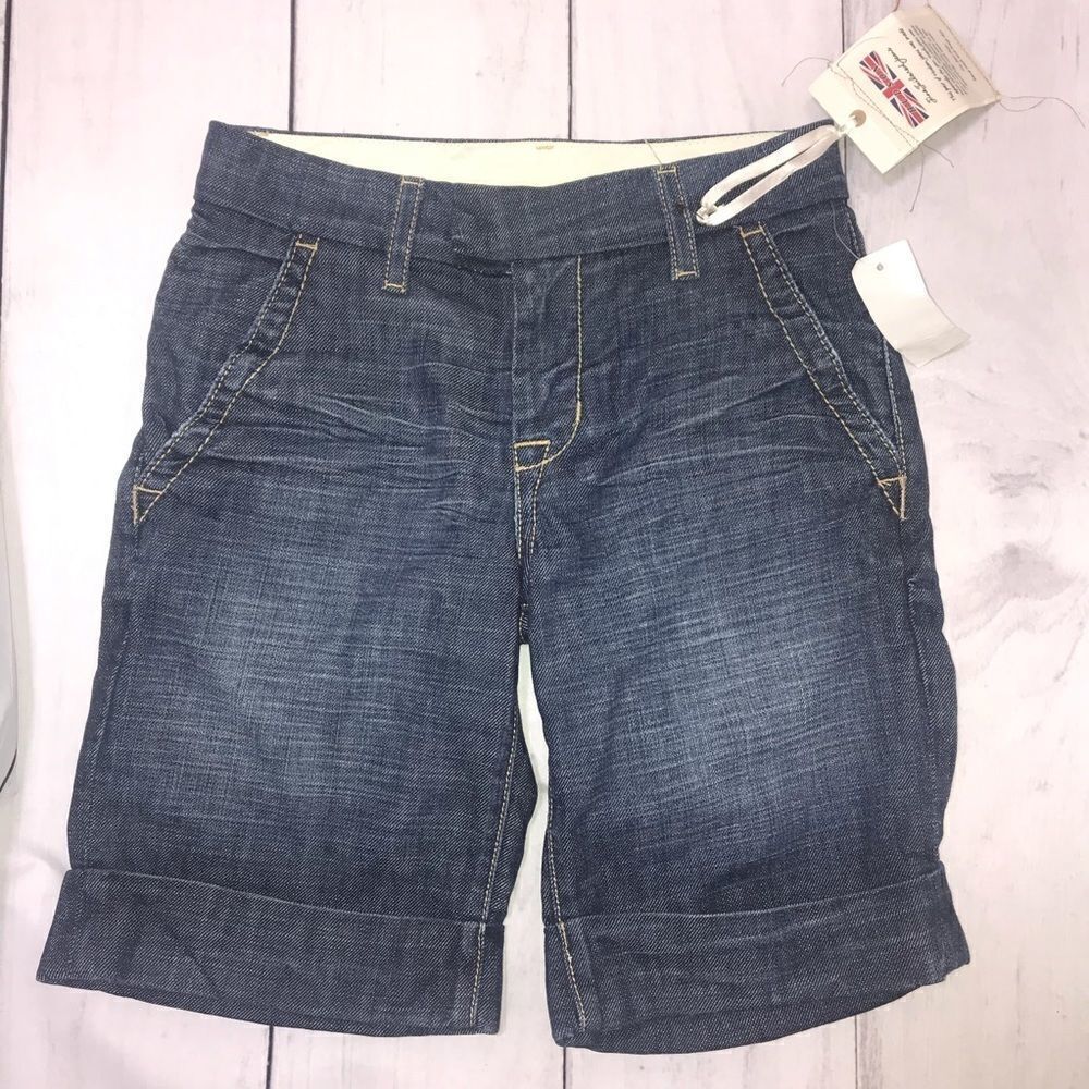 NEW! Hudson Rodeo Trouser Denim Short 24